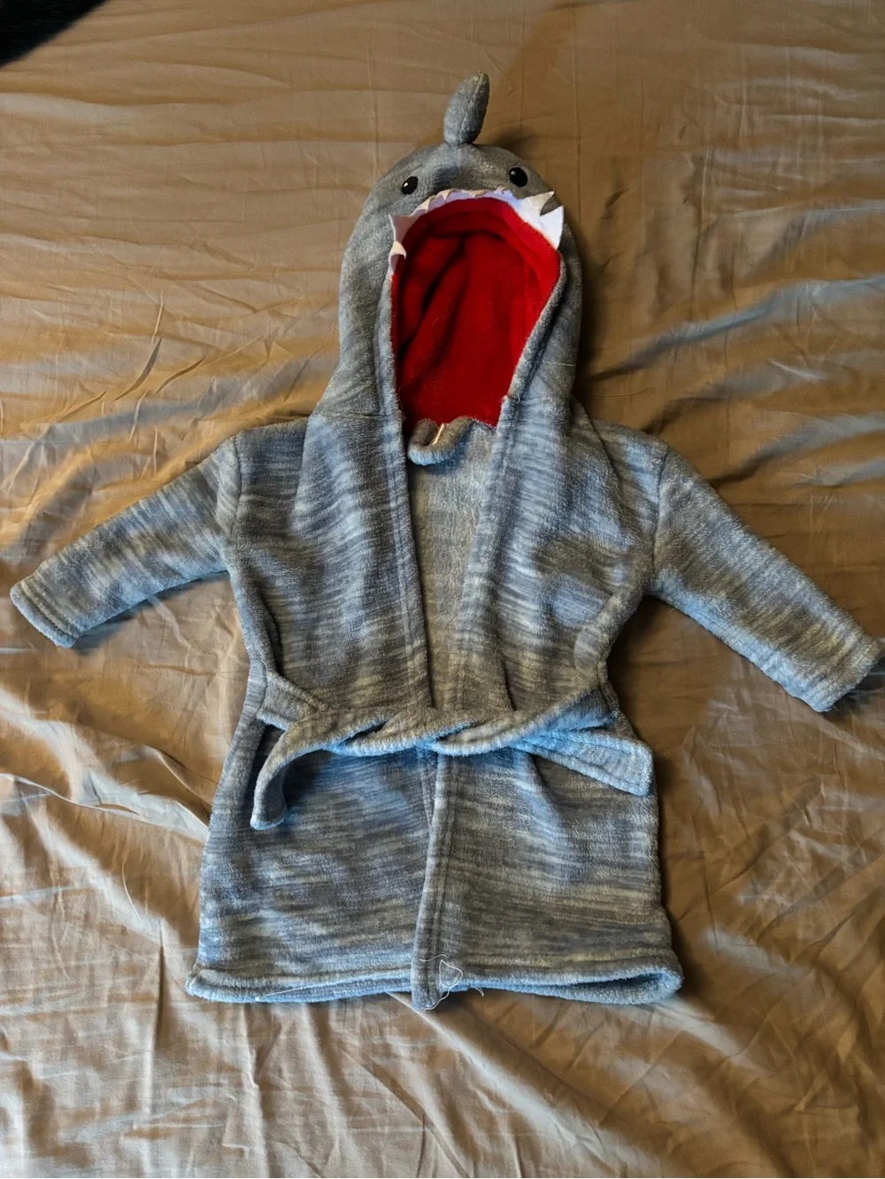 Kids Shark Hooded Bath Robe